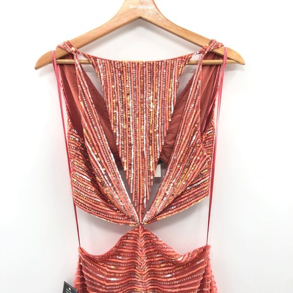 retrofete Nikoletta Dress in Calypso Coral M - Picture 9 of 13